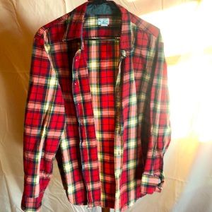 J. Crew plaid woven long sleeve button up